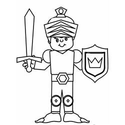 Coloriage Chevalier (Personnages) #183383 à imprimer et colorier