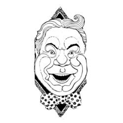 Dessin à colorier: Clown (Personnages) #90941 - Coloriages à Imprimer Gratuits