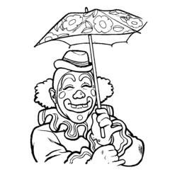 Dessin à colorier: Clown (Personnages) #90958 - Coloriages à Imprimer Gratuits