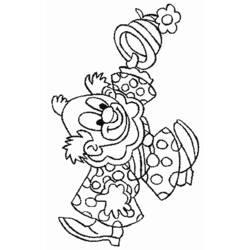 Dessin à colorier: Clown (Personnages) #90980 - Coloriages à Imprimer Gratuits