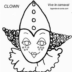 Dessin à colorier: Clown (Personnages) #91015 - Coloriages à Imprimer Gratuits