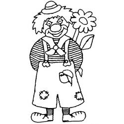 Dessin à colorier: Clown (Personnages) #91144 - Coloriages à Imprimer Gratuits