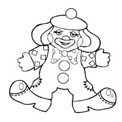 Dessin à colorier: Clown (Personnages) #91225 - Coloriages à Imprimer Gratuits