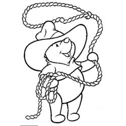 Dessin à colorier: Cowboy (Personnages) #91450 - Coloriages à Imprimer Gratuits