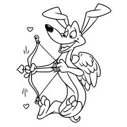 Dessin à colorier: Cupidon (Personnages) #196326 - Coloriages à Imprimer Gratuits