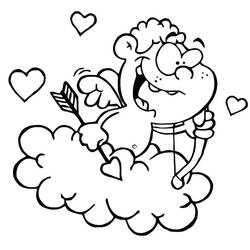 Dessin à colorier: Cupidon (Personnages) #196332 - Coloriages à Imprimer Gratuits
