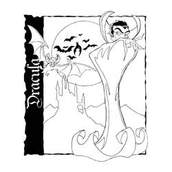 Dessin à colorier: Dracula (Personnages) #204058 - Coloriages à Imprimer Gratuits