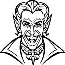 Dessin à colorier: Dracula (Personnages) #204069 - Coloriages à Imprimer Gratuits