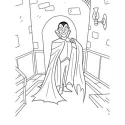 Dessin à colorier: Dracula (Personnages) #204071 - Coloriages à Imprimer Gratuits