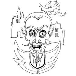 Dessin à colorier: Dracula (Personnages) #204076 - Coloriages à Imprimer Gratuits