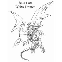 Dessin à colorier: Dragon (Personnages) #148537 - Coloriages à Imprimer Gratuits