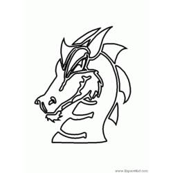 Dessin à colorier: Dragon (Personnages) #148572 - Coloriages à Imprimer Gratuits