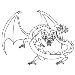Coloriage Dragon (Personnages) #173288 à imprimer et colorier
