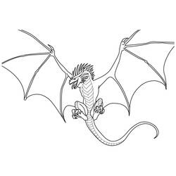 Coloriage Dragon (Personnages) #173292 à imprimer et colorier