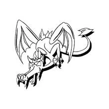 Coloriage Dragon (Personnages) #5734 à imprimer et colorier