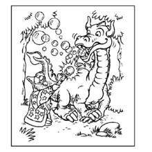 Coloriage Dragon (Personnages) #5781 à imprimer et colorier