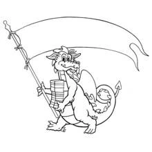 Coloriage Dragon (Personnages) #5783 à imprimer et colorier