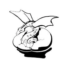 Coloriage Dragon (Personnages) #5851 à imprimer et colorier