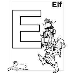 Dessin à colorier: Elfe (Personnages) #94109 - Coloriages à Imprimer Gratuits