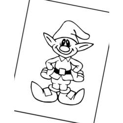 Dessin à colorier: Elfe (Personnages) #94179 - Coloriages à Imprimer Gratuits