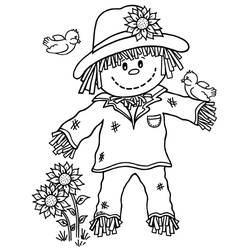 Coloriage Épouvantail (Personnages) #187755 à imprimer et colorier