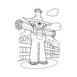 Coloriage Épouvantail (Personnages) #187759 à imprimer et colorier