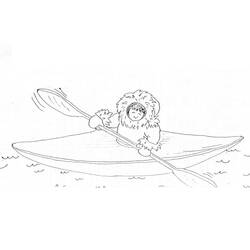 Dessin à colorier: Esquimau (Personnages) #191328 - Coloriages à Imprimer Gratuits