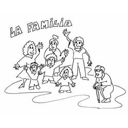 Dessin à colorier: Famille (Personnages) #95195 - Coloriages à Imprimer Gratuits