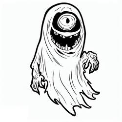 Coloriage Fantôme (Personnages) #189377 à imprimer et colorier