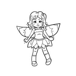 Coloriage à imprimer Fée (Personnages) #172256 pour enfants et adultes