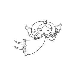 Coloriage imprimable Fée (Personnages) #172305 à colorier gratuitement