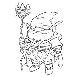 Coloriage imprimable Gnome (Personnages) #204874 à colorier gratuitement