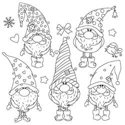 Dessin à colorier: Gnome (Personnages) #204875 - Coloriages à Imprimer Gratuits
