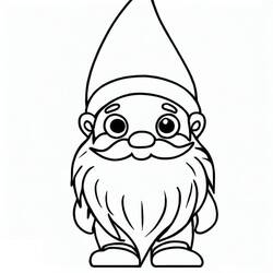 Dessins à colorier: Gnome - Coloriages à Imprimer Gratuits