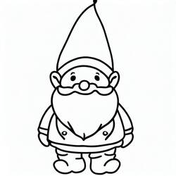 Dessin à colorier: Gnome (Personnages) #204887 - Coloriages à Imprimer Gratuits
