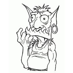 Dessin à colorier: Gobelin (Personnages) #204028 - Coloriages à Imprimer Gratuits