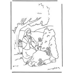 Dessin à colorier: Jesus (Personnages) #98921 - Coloriages à Imprimer Gratuits