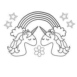 Joli coloriage Licorne (Personnages) #171327, prêt à imprimer