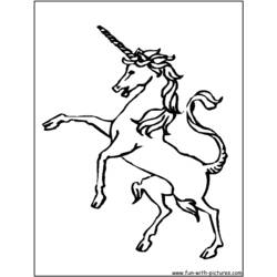 Dessin à colorier: Licorne (Personnages) #19504 - Coloriages à Imprimer Gratuits