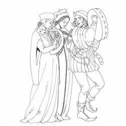 Coloriage Moyen Âge (Personnages) #201421 à imprimer et colorier