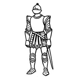 Coloriage Moyen Âge (Personnages) #201425 à imprimer et colorier