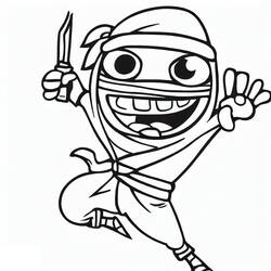 Coloriage Ninja (Personnages) #187794 à imprimer et colorier