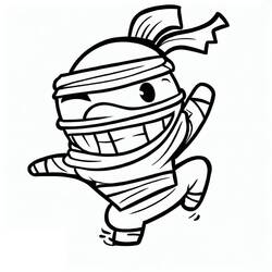 Coloriage Ninja (Personnages) #187795 à imprimer et colorier