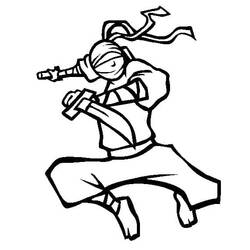 Coloriage Ninja (Personnages) #187805 à imprimer et colorier