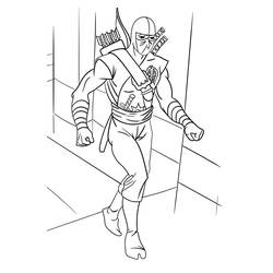 Coloriage Ninja (Personnages) #187806 à imprimer et colorier