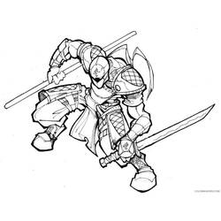 Coloriage Ninja (Personnages) #187809 à imprimer et colorier