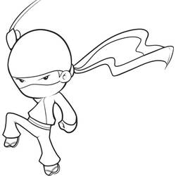Coloriage Ninja (Personnages) #187817 à imprimer et colorier