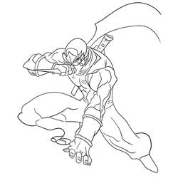 Coloriage Ninja (Personnages) #187820 à imprimer et colorier