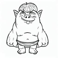 Coloriage Ogre (Personnages) #189715 à imprimer et colorier