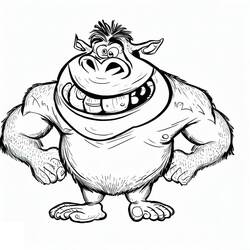 Coloriage Ogre (Personnages) #189734 à imprimer et colorier